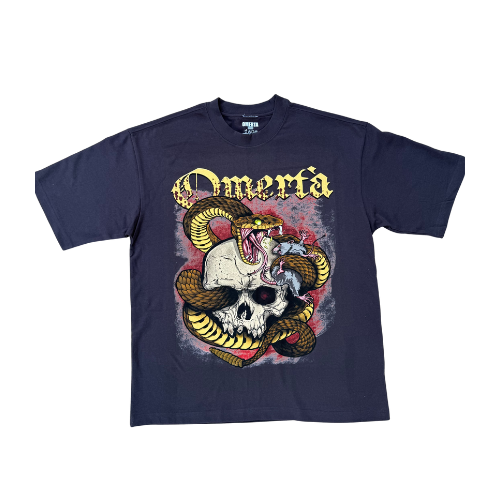 NO MERCY-NO NOISE OMERTÀ GRAPHIC TEE