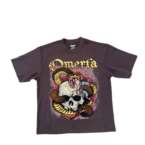 NO MERCY-NO NOISE OMERTÀ GRAPHIC TEE